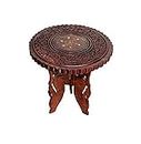 ARMAN ART & CRAFT - Quality is our Priority Interior Furniture Handicrafts -Sheesham Wood Classic Wood Finish End Coffee Table For Living Room (Brown)