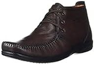 Zoom Shoes Men's Brown Leather Fashion Boot (A-4301)