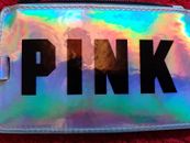 Silver Victoria's Secret Pink, Purse with Keyring and Lanyard