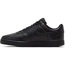 Nike Men's Court Vision Low Sneaker, Black/Black-Black, 9.5 Regular US