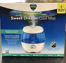 Humidificador ultrasónico Vicks Sweet Dreams Cool Mist 1 galón filtro gratuito 24 horas