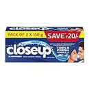 Closeup Cool Breeze Toothpaste| Instant Freshness | From India's No. 1 Gel Toothpaste| upto 12 hrs fresh breath & white teeth | 300g