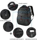 Travel Laptop Backpack 17.3 Inch XL Heavy Duty Computer Backpack Water-Repellent