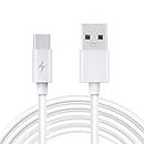 J-ZMQER 3.3ft White 5A Fast USB-C Type-C Charger Charging Cable Cord Compatible with Axon 7 Mini Grand X 4 Power Data Sync Cable Lead