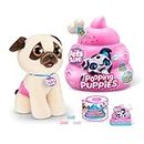 Pets Alive Pooping Puppies by ZURU, Pug, Real Pet Dog Puppy, Play Soft Toy, Developmental Nurturing Plush, Color Change Unboxing, Interactive Electronic Pet Puppy (Pug)