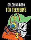 Coloring Book for Teen Boys 3: Varied Illustrations for Teenage Boys for Stress Relief and Relaxation