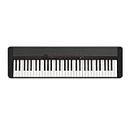 Casio CT-S1BK CASIOTONE Piano-Keyboard avec 61 touches à frappe dynamique, noir