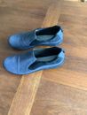 Clarks Cloud Steppers Cushion Soft Slip On Women Size 6.5 W Black Leather Shoes