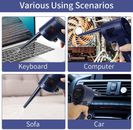 AFMAT Compressed Air Can Computer Cordless Duster Electric PC Keyboard - Blue