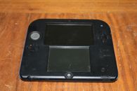Nintendo 2DS Console Black/Blue - faulty for parts not working sold as is M