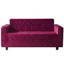 Fsogasilttlv Furniture Protector for Sofa 3 Seater,Jacquard Stretch Sofa Cover Furniture Protector, Living Room Elastic Slipcover Sectional Couch Cover Red 190-230cm(1pcs)