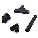 EZ SPARES 5PCS Universal Replacement 32mm Vacuum Cleaner Accessories Horsehair Brush Kit for Most Brands Bissell,Dirt Devil,Hoover,Eureka,Royal,Kirby,Rainbow Kenmore,Electrolux,Panasonic