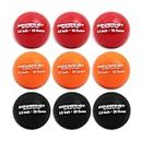 PowerNet 2.8" Weighted Hitting Batting Progressive Training Balls (9 Pack) | Build Strength and Muscle | Improve Technique | Baseball Size | Hand-Eye Coordination (PRO Pack | 16, 18, 20 Ounces)