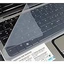 LS LAPSTER Quality Assured Universal Silicone 15.6" Keyboard Protector Skin|| Keyboard Dust Cover|| Keyboard Skin for 15.6" Laptop| 15.6" Keyguard| (3.93 x 11.81 x 0.39 inches)