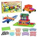 Popular Playthings Playstix Deluxe Set 211 Pieces (Bilingual)