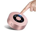 Xleader Bluetooth Speaker Small Music Box with Smart Touch Mini Speakers Wireless Bluetooth Speaker Gifts for Girls Boys Men Women Kids(Rose Gold) (A8 pro-RG)