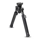 Zeadio Swivel Tiltable Bipod with Quick Detach Throw Lever Mount for Picatinny Weaver Rail, 8 to 11 Inches