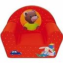 Fun House Club 712583 Children's Chair with Foam and Polyester Cover 52 x 33 x 42 cm Red