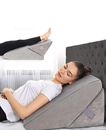 - NEW Bed Wedge Pillow with Memory Foam, Adjustable Folding Memory Foam Cushion 
