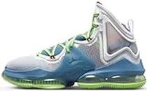 Nike Mens Lebron XIX Dutch Blue/Pomegranate-Lime Glow-White Running Shoe - 9.5 UK (10 US) (DC9339-400)