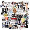 Criminal Minds Stickers for Laptop(50 PCS),Gift for Children Teens Adults Girl Boys,Classic TV Series Stickers for Water Bottle,Waterproof Vinyl Stickers for Dairy,Scrapbook,Skateboard