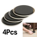 4Pcs Furniture Sliders Pad Protector Chair Leg Feet Floor Carpet Anti Slip Mat