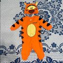 Disney Costumes | Disney Baby Newborn Tigger 2 Piece Footies Hat Pajama, Halloween Costume Set | Color: Black/Orange | Size: Newborn