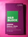 H&R Block Tax Software Deluxe + State 2022 (Read Description)