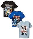 Freeze Transformers Little Boys' Boys T-Shirt 3-Pack, Assorted, 5/6
