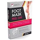 [ 2 Pack ] Foot Peel Mask - Cracked Heels Repair for Dry Callus Dead Skin - Exfoliating Peel Remover for Baby Soft Feet