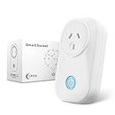 WiFi Smart Plug, Baytion 10A Energy Monitoring WLAN Smart Plug Socket Work with Alexa,IFTTT, Google Home Wireless Smart Outlet Remote Voice Control (No Hub Required)