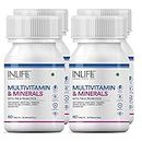 INLIFE Multivitamin Tablets For Men & Women with Ginseng & Prebiotic Probiotic | Multivitamin Supplement with Vitamin B12, C, D, E, Zinc & Biotin Nutrition Tablet - 60 Tablets (Adult (4 Pack))