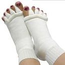 Generic 1Pair Men women Socks Sleeping Health Foot Care Massage Toe Socks Five Fingers Toes Compression Treatment