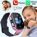 Kids Watches Call Smart Watch GPS SOS Waterproof Clock SIM Card Location Tracker