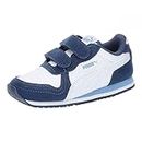 PUMA Unisex Baby Cabana Racer SL 20 V INF Sneaker, White White-Persian Blue, 8.5 UK Child