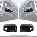 For 2011-2024 Dodge Durango ABS Glossy Black Rearview Side Mirror Cover Trim 2P