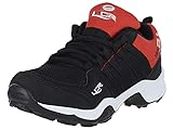 LANCER Junior_114BLK-RED-2 Kids Black/Red Sport and Outdoor Lace Up Running Shoes (2 UK)
