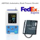 Holter nuovo con scatola 24 ore monitor pressione sanguigna ambulatoriale, bracciale adulto + USB PC sw, Stati Uniti