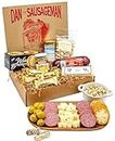 Summer Sausage Party Basket by Dan the Sausageman- Gourmet Meats and Cheese Food Gift Set
