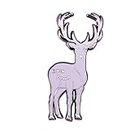 Cute Christmas Deer Brooch Animal Enamel Lapel Pins Sika Deer Men's Brooch Women's Clothing Versatile Accessories, Metal, enamel