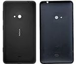 BACKER THE BRAND Replacement Back Door Battery Housing Panel for Nokia Lumia 625 (Power and Volume Side Button Included) - Black