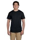Fruit of the Loom Men's Crew Neck T-Shirt (Pack of 4), Black/Gray, Small