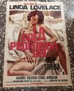 Manifesto originale 2F - GOLA PROFONDA - Linda Lovelace - Movie Poster Affiche