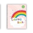 Zoozoartz Creative Colouring Book for Kids 3 Years to 5 Years Old | Best Drawing, Coloring, Painting and Art Book for Children with Color Reference Guide | 22x28cm Size Colour Book for Kids (Pink)