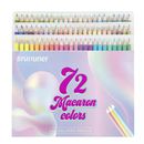 50 Pastel Colouring Pencils Set Macaron Coloured Pencils For Adult Zipper Case