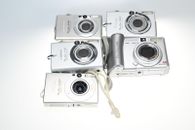 Lot of Canon Powershot P&S Digital Cameras. Untested, for Parts Repair. #G513