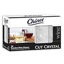 Chinet Stemless Plastic Wine Glasses, 24 Count