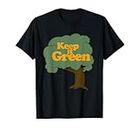 Tree Lovers Retro Trees Keep It Green T-Shirt