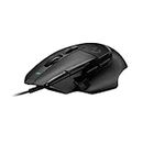 Logitech G G502 X Wired Gaming Mouse with LIGHTFORCE Hybrid Optical Mechanical Primary Switch, HERO 25K Gaming Sensor Compatible with PC - MacOS/Windows - Black