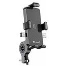 TANTRA S15A Mobile Holder for Bikes One Touch Technology Bike Mobile Holder for Maps and GPS Navigation, 360° Rotation, Firm Griping, Anti Shake Phone Holder (Handlebar Mount)
